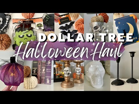 New Halloween DOLLAR TREE HAUL | Must See New Finds For DIY's *JACKPOT*