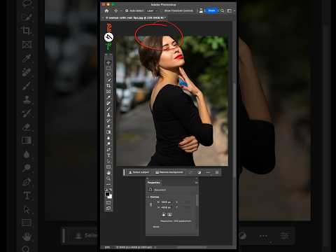 How To Fix Croped Hair with PhotoshopGenrative Fill - #photoshop #photoshoptutorial