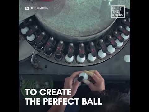 Here's how ping pong balls are made