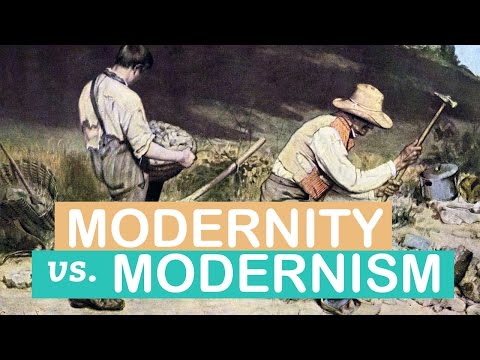 The Difference between Modernity & Modernism | Art Terms | LittleArtTalks