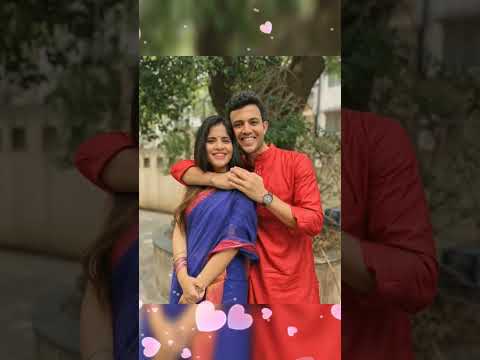 amruta deshmukh ❤️ prasad jawade kelvan🤩 अमृता आणि प्रसाद चे केळवण ❣️#biggboss #couple #serial #reel