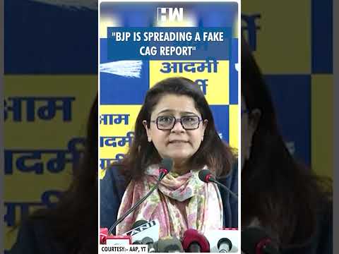 #Shorts | "BJP spreading fake CAG report" | AAP | Atishi | Kejriwal | Delhi Assembly Elections 2025