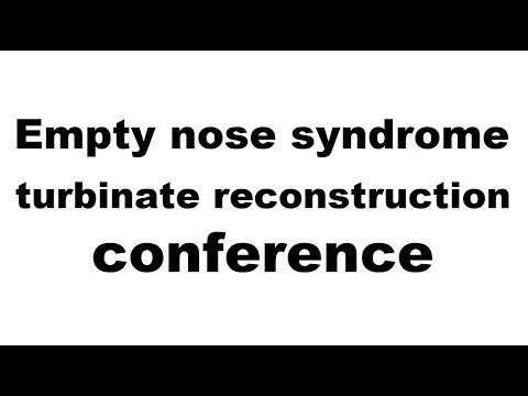 ENS turbinate reconstruction video link Empty Nose Syndrome