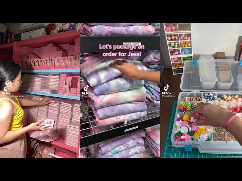 ASMR Packing orders Tik tok Compilation