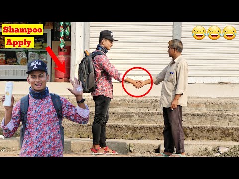 Shampoo Apply on Hand Prank Awesome Reaction on public | Shampoo prank video (Part 2)  By ComicaL TV