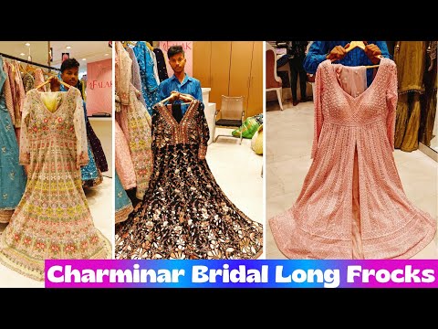 Charminar Heavy Work Designer Pakistani Style Boutique Long Frocks Collection Online Shopping Avl