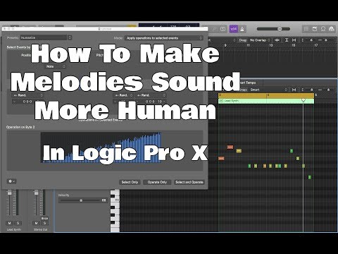 Logic Pro X - How To Make Melodies Sound Human