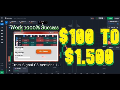 Best Trading Robot on Binary Options - $100 to $1 500 - Work 1000% Success