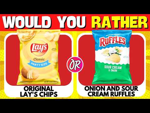 Would You Rather? Fast Food Editon 🍔🌮☕️ | Random Quizzes