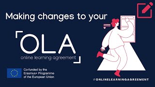 Making changes to your Online Learning Agreement