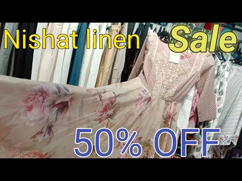 nishat linen sale today 50% off || & new collection 2024