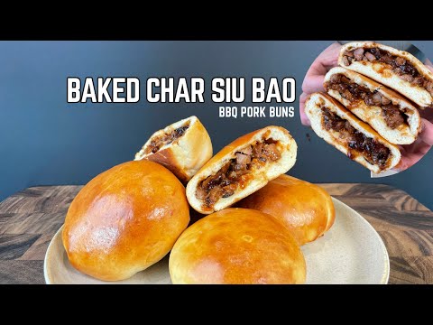 How to Make Baked Char Siu Bao (BBQ Pork Buns) at Home