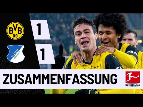 Borussia Dortmund 1-1 TSG Hoffenheim: Late Bruun Larsen Equalizer Denies Dortmund Vital Win