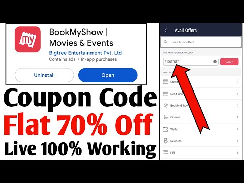 Bookmyshow coupon code | bookmyshow coupon code 2023 | bookmyshow promo code today