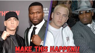 Eminem Teases Collaboration Album with 50 Cent! #hiphopmusic #rapmusic #eminem