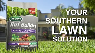 How to Use Scotts® Turf Builder® Southern Triple Action on Your Lawn