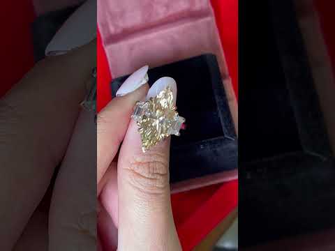 Yellow Marquise engagement ring