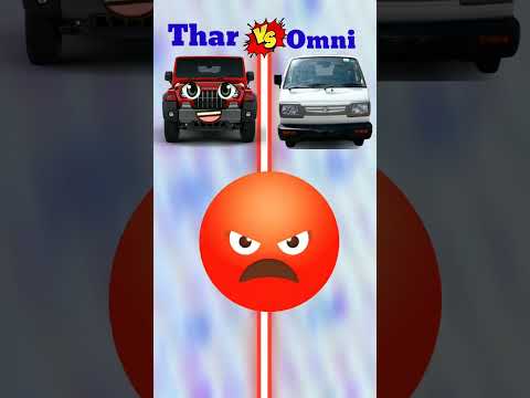 Thar vs omni #comparison#shorts#youtubeshorts #trending