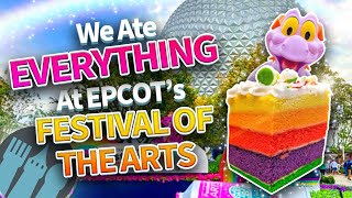 We Ate EVERYTHING at EPCOT'S Festival of the Arts