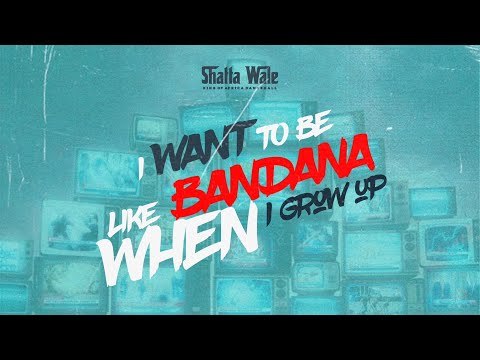 Shatta Wale - I want to be like bandana (Audio Slide)