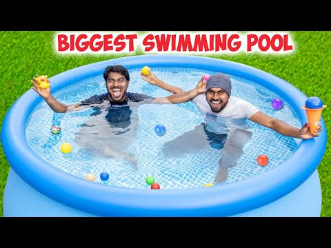 Testing Biggest Portable Swimming Pool | Is It Worth For ₹8000