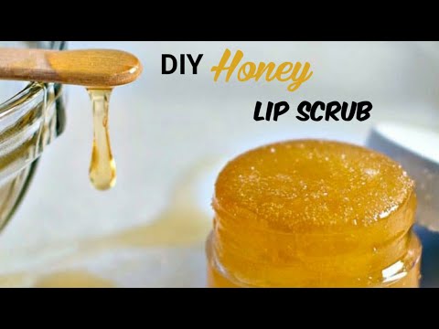 DIY Lip Scrub for Pigmentation/Dark/Chapped Lips | Lighten Dark Lips Naturally | Sugar Honey Scrub