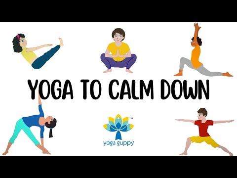 Yoga Poses for Anxiety for Children | Mindful practice to feel Calm | Yoga for Children | Yoga Guppy