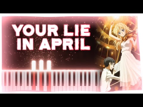 Your Lie In April Opening 1 - Hikaru Nara (Piano Tutorial + Sheet Music)