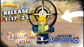 MY NEW GAME ANIME AUTO CHESS GAME RELEASES SOON* Anime Adventures Sequel