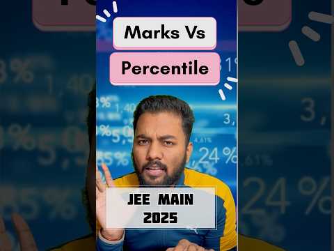 Shocking Marks Vs Percentile In Jee Main 2025|Marks Vs Percentile Jee Main 2025  #jeemain2025