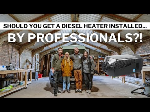 Our Experience - Getting Our Diesel Heater Installed By PROFESSIONALS!!