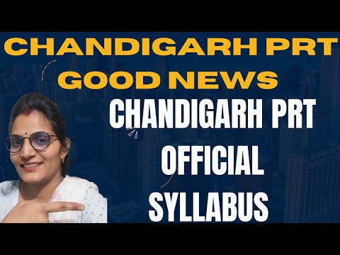 Chandigarh PRT Vacancy Good News Official Syllabus Out