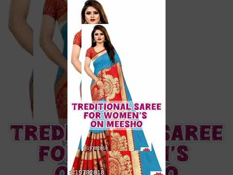 Traditional saree#onmeesho#meeshoshopping#meeshosareecollection#meeshosareehaulonlineshopping#meesho