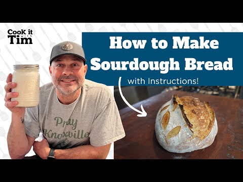 This is sourdough bread making, "With Instructions"