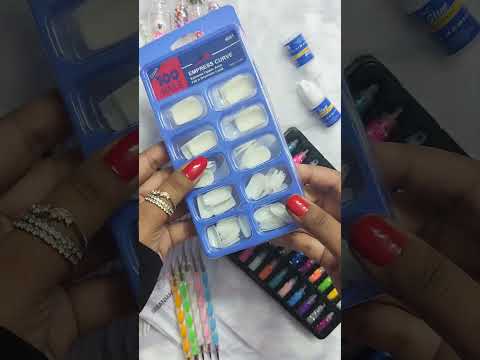 Nail Art Kit Unboxing 😍 #rinkscrafts #shorts #youtubeshorts