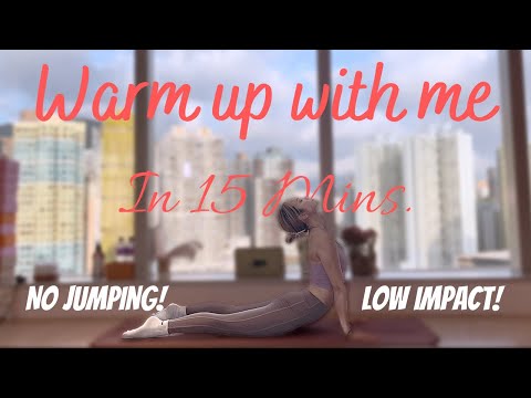 Warm up with me in 15 Minutes | Full body warm up | Getting ready before classes | Alison Li #warmup