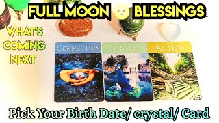 Hindi: Full Moon 🌕 Blessings (DOB) Guidance What's Coming Next Psychic reading 🌟🌟