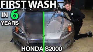 First Wash in 6 Years! Abandoned Honda S2000 Satisfying Detail Restoration