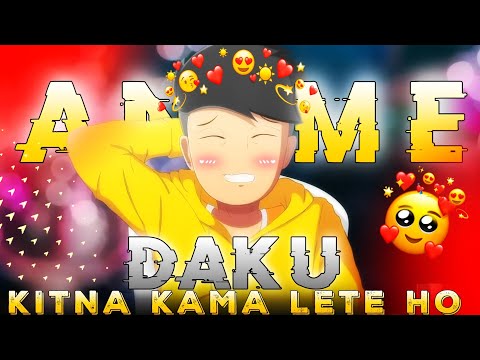 Kitna Kama 💸 Lete Ho || Daku 😈 | Anime Video || Whatsapp Status || YouTube se ☺ || @RGBucketList