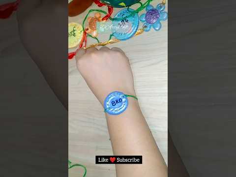 diy easy rakhi idea || #shorts #diy #rakhiideas