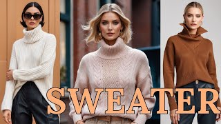 Top 5 Most Elegant Sweater Trends for 2025 | Chic & Cozy Winter Fashion