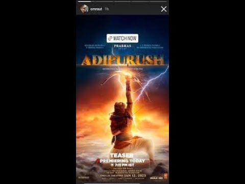 Adipurush movie teaser (Hindi) | Prabhas | Saif Ali Khan | Kriti Sanon | Om Raut | Bhusan Kumar