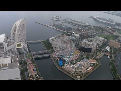 横浜　ランドマークタワー70階からの景色をタイムラプスでお届け