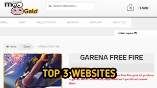 top 3 websites free fire topup bonus websites