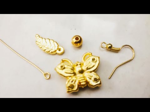 HOW TO MAKE EARRINGS AT HOME//DIY//HANDMADE JEWELLERY//HOORIYA STYLE