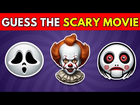 Guess the Scary Movies by the Emojis 🤡😓 | Horror Movie Emoji Quiz