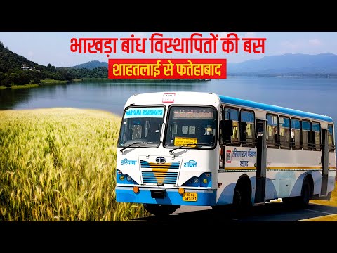 SHAHTALAI TO FATEHABAD bus journey | Story of Bhakra Dam Relocation | Himbus