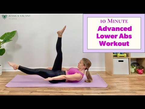 10 Min Lower Abs Workout - Advanced Pilates Abs!