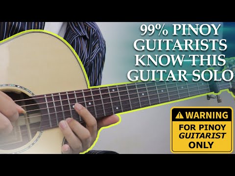 TOP OPM GUITAR SOLO ON ONE ACOUSTIC GUITAR