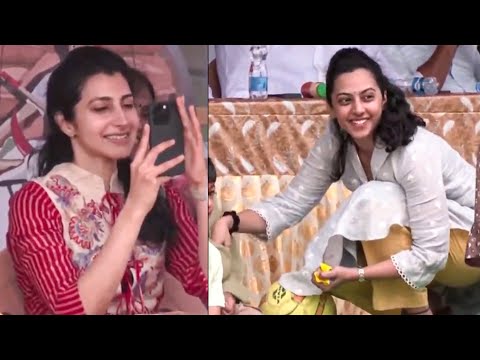 Balakrishna Daughters Nara Brahmani & Nandamuri Tejaswini Visuals | Nandamuri Family | BTV Daily